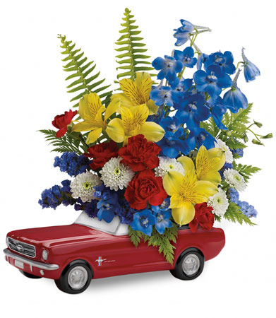  '65 Ford Mustang Bouquet  from Richardson's Flowers in Medford, NJ